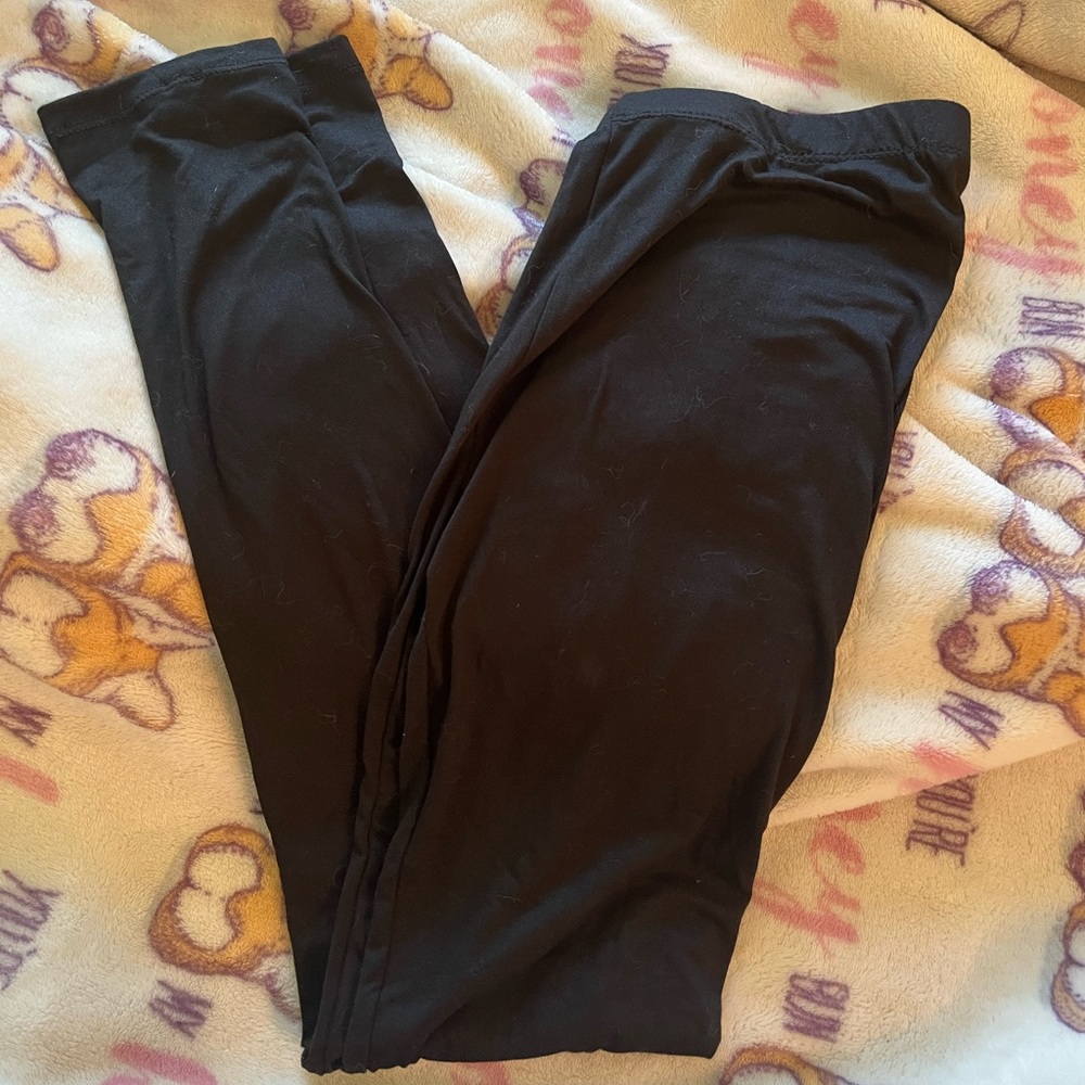 Black leggings (new) very soft